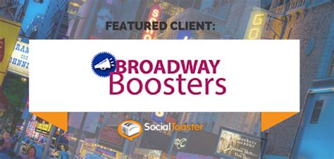 Client Spotlight: Broadway Boosters .